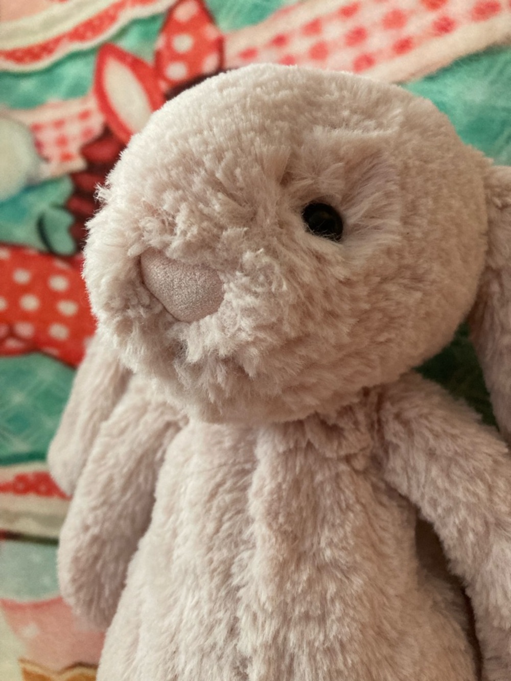 Jellycat Bashful Bunny Blush Plush Stuffy - Picture 3 of 3